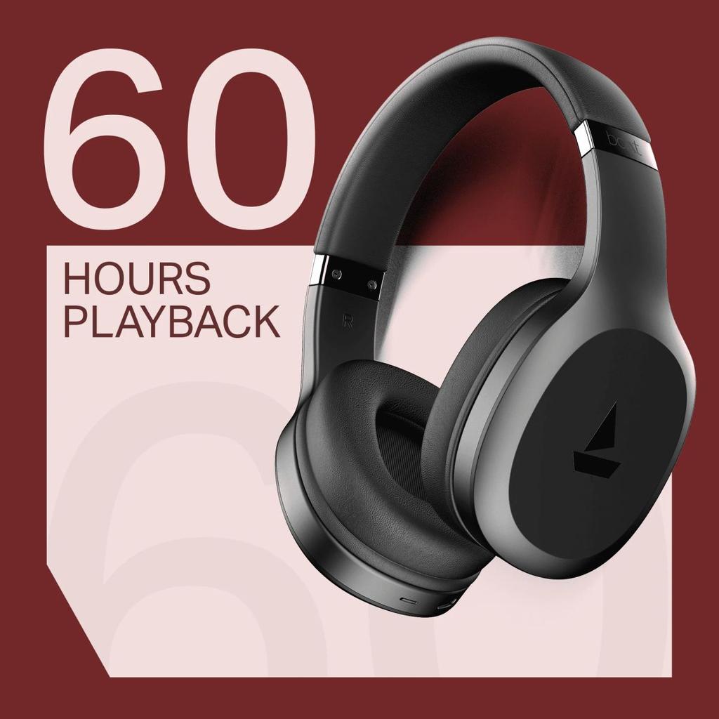 boAt Rockerz 412 | Wireless Headphones with 40mm Drivers, BEAST™ Mode, ENx™ Tech & 60H Playback — photo 6