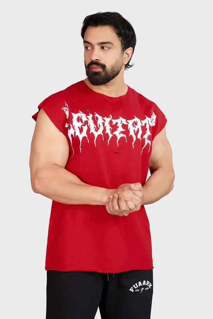Raw Levitate Capsleeves Tank Red — photo 2