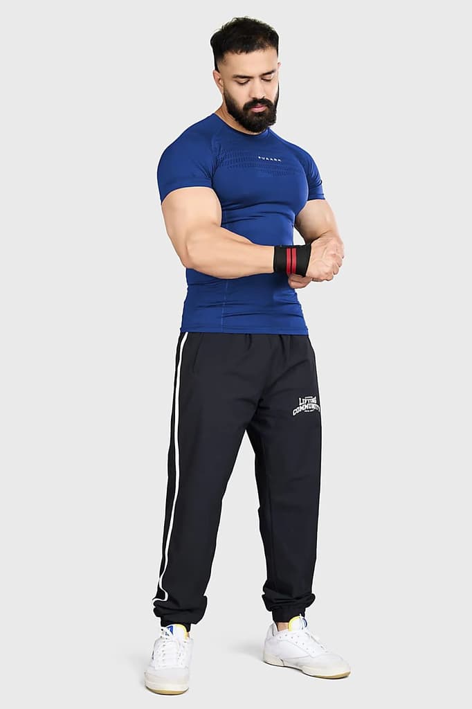 Power Seamless T-shirt Blue/ Fuaark — photo 2