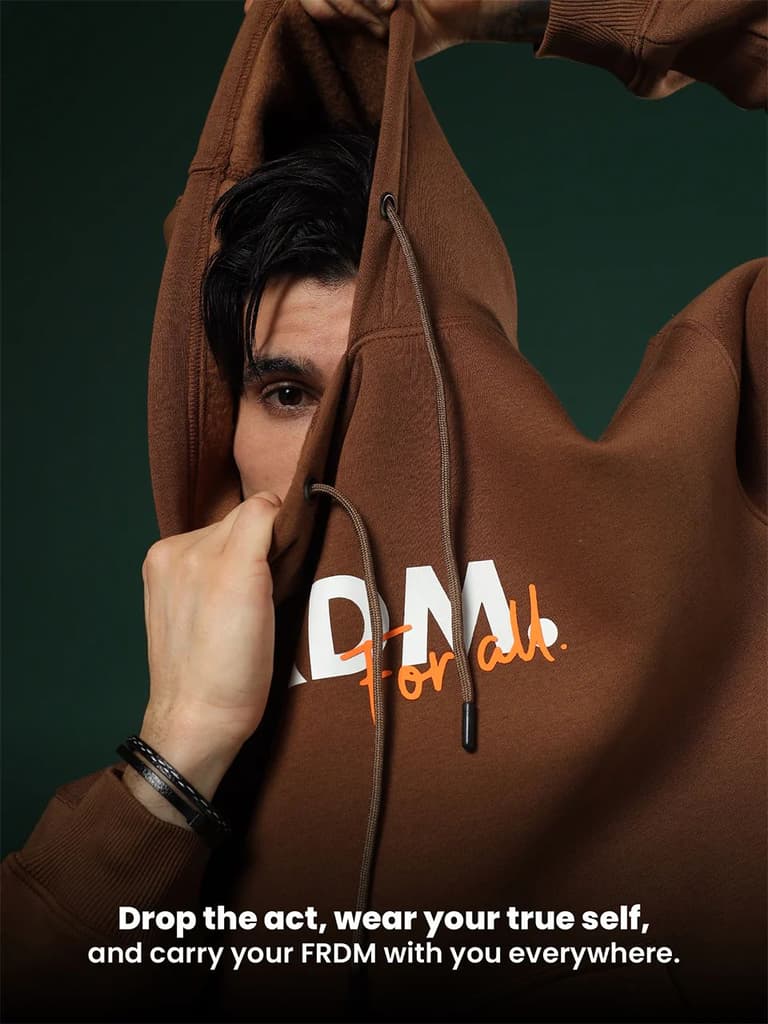 FRDM. Brown Hoodie — photo 5