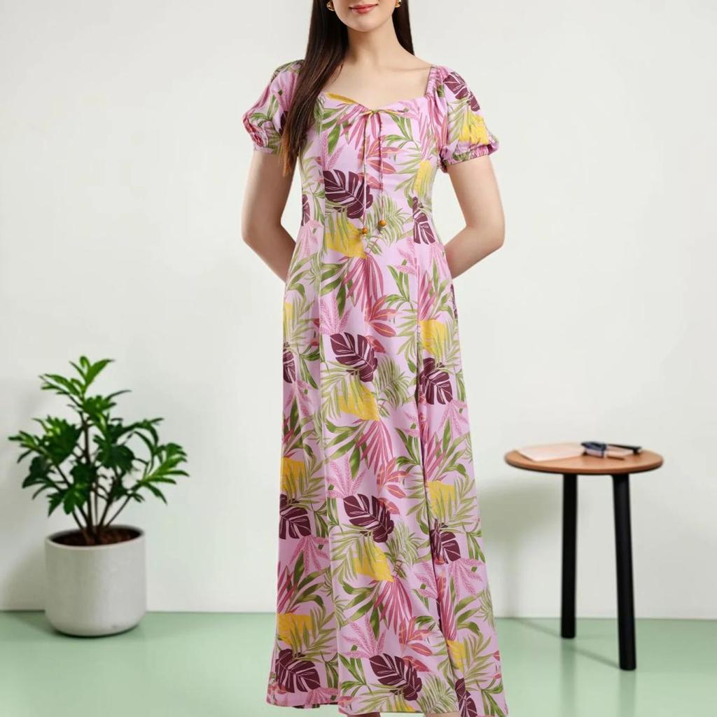 Avyra Maxi Dress - Printed