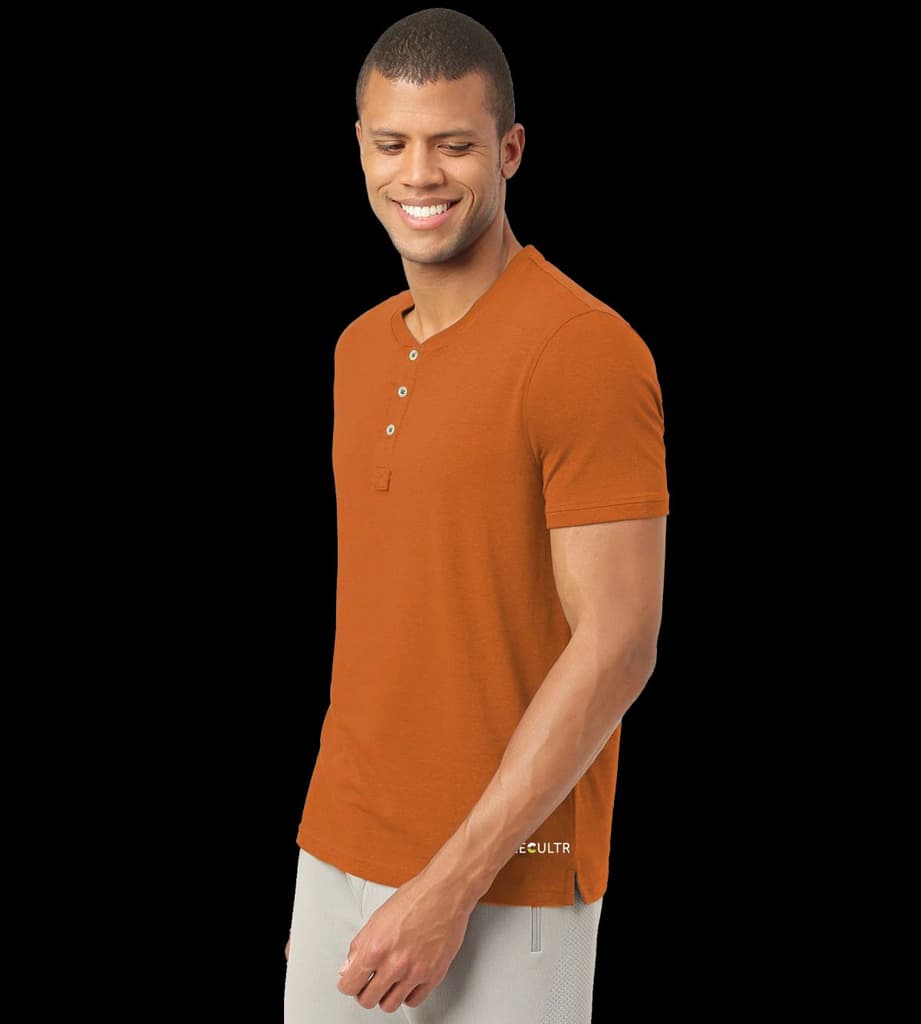 Medallion Gold Henley 2.0 - Half Sleeves (Pack Of 1) — photo 3