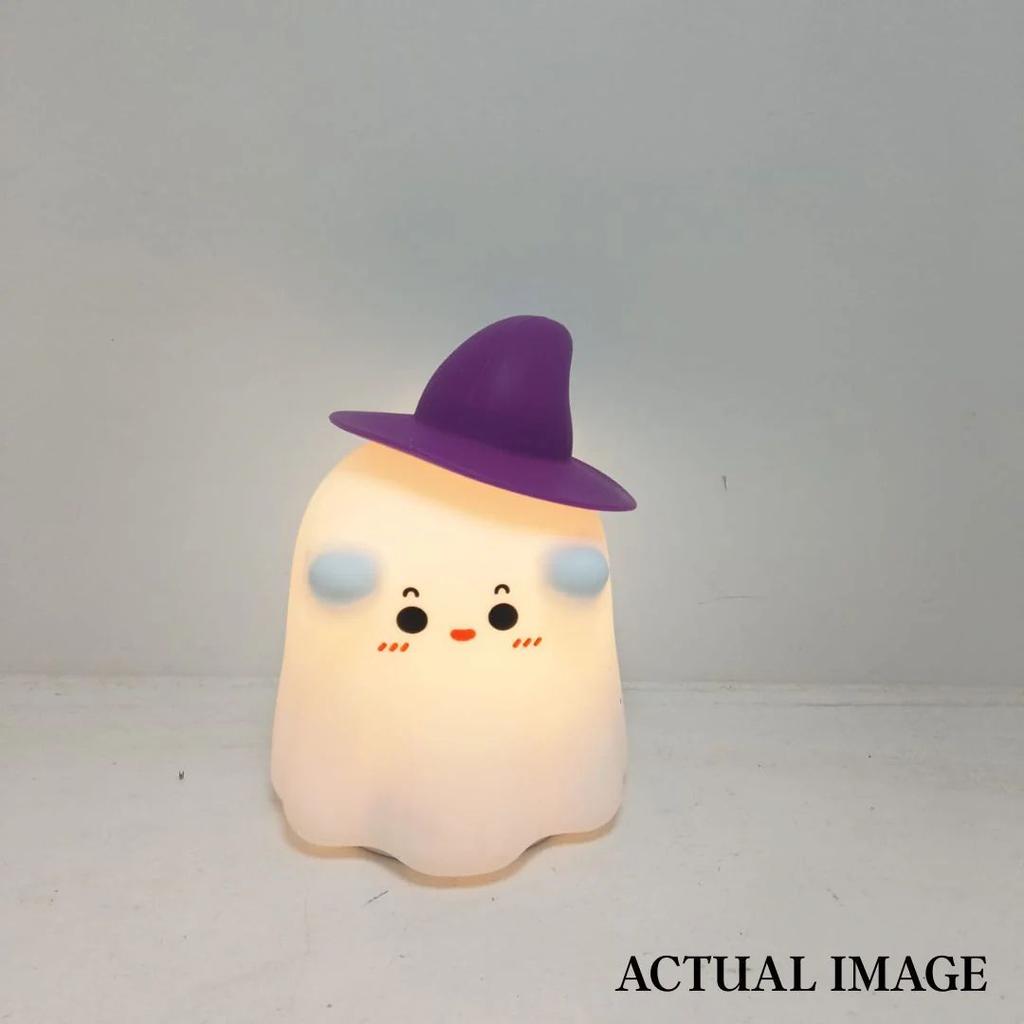 SpookyGlow Witchy Ghost Silicone Night Lamp — photo 5