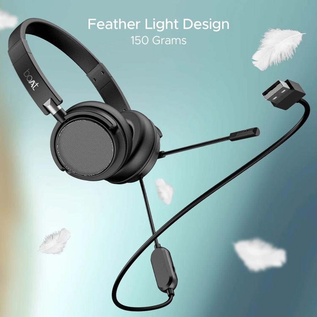 Bassheads 900 Pro | Wired Headphone with 40mm Drivers, 5W Power Output, 1.5m Cable Length, USB Plug & Play — photo 6