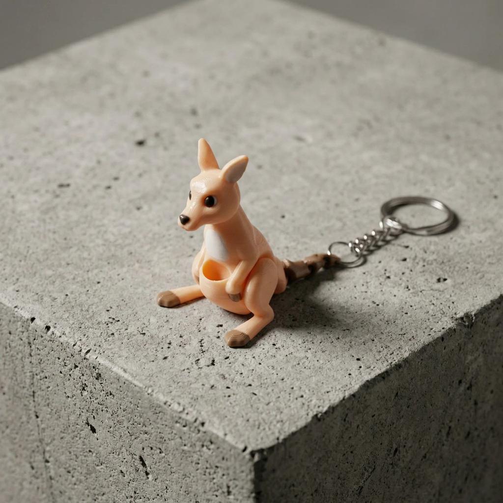 Kangaroo Keychain