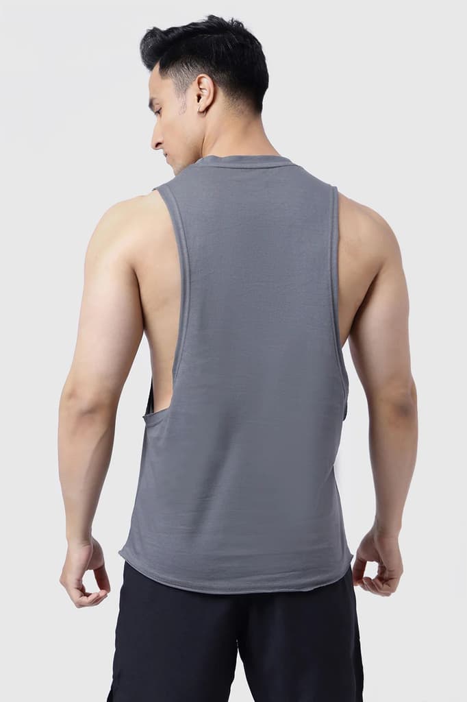 Drift Deep Arm Tank Grey — photo 5