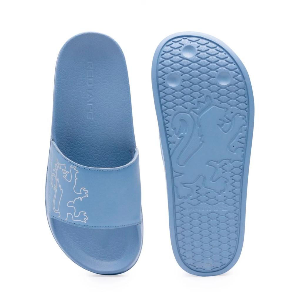 Womens Sliders in Slate Blue | Casual Pool Sliders — photo 5