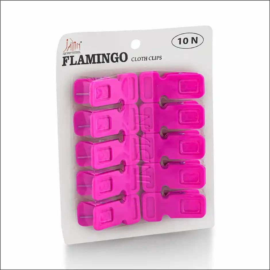 Jatin Flamingo Plastic Cloth Pegs | Assorted — photo 2