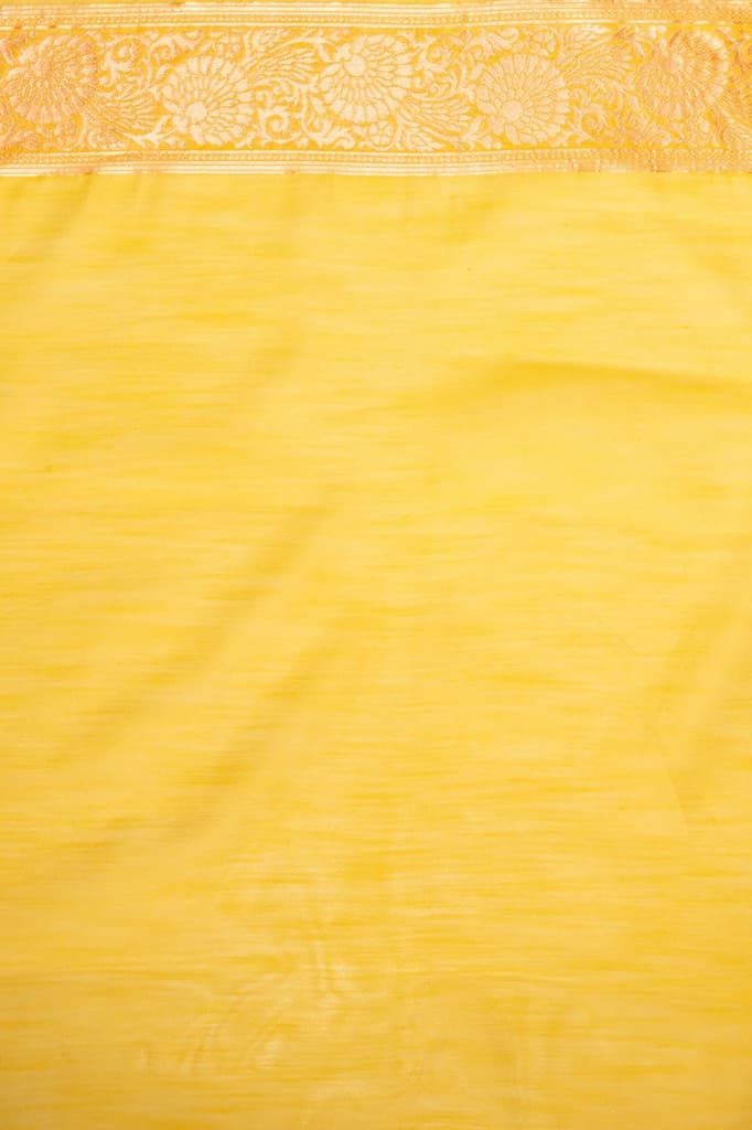 Mimosa Women's Woven Design Banarasi Style Art Silk Saree With Blouse Piece : SA00001779GDFREE — photo 9