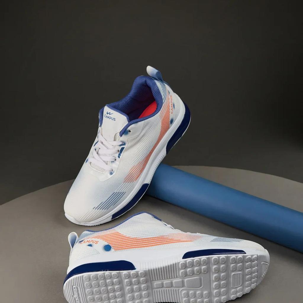 TUSK White Child Running Shoes