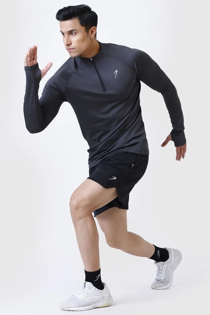 Rush Pullover Dark Grey — S