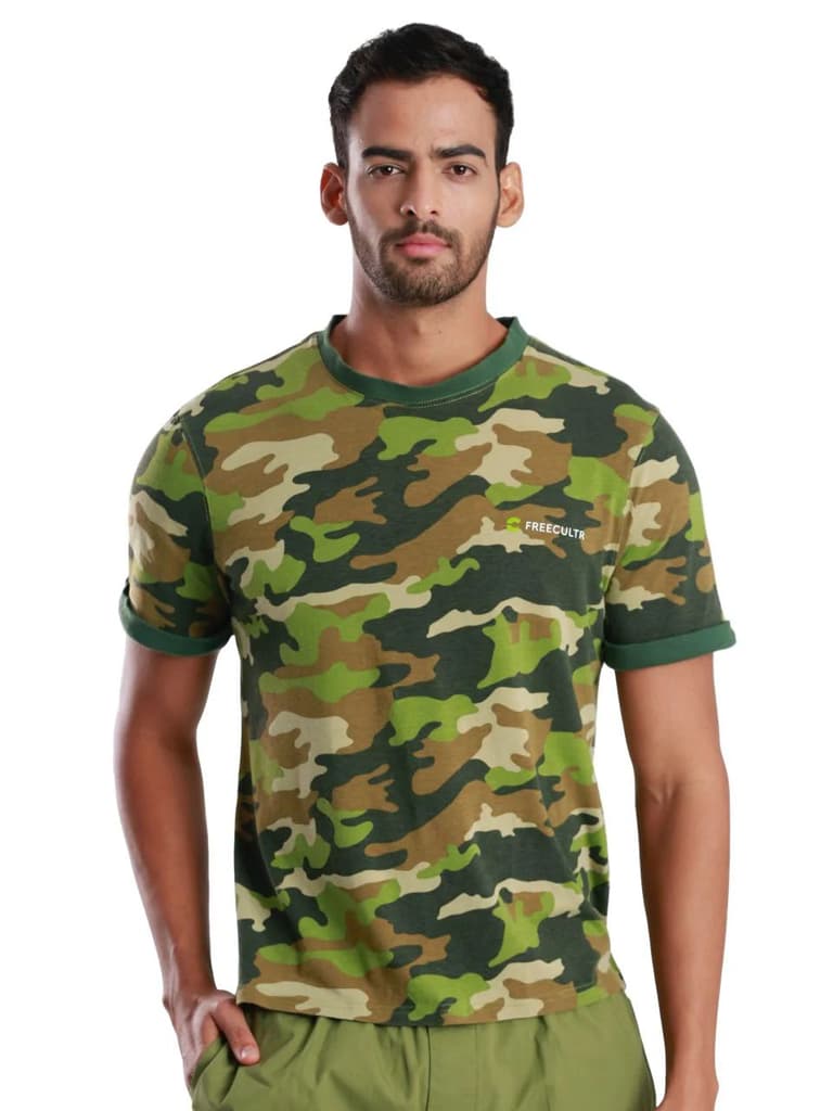 Camo Printed Organic Bamboo T-Shirt (Pack of 2) — photo 10