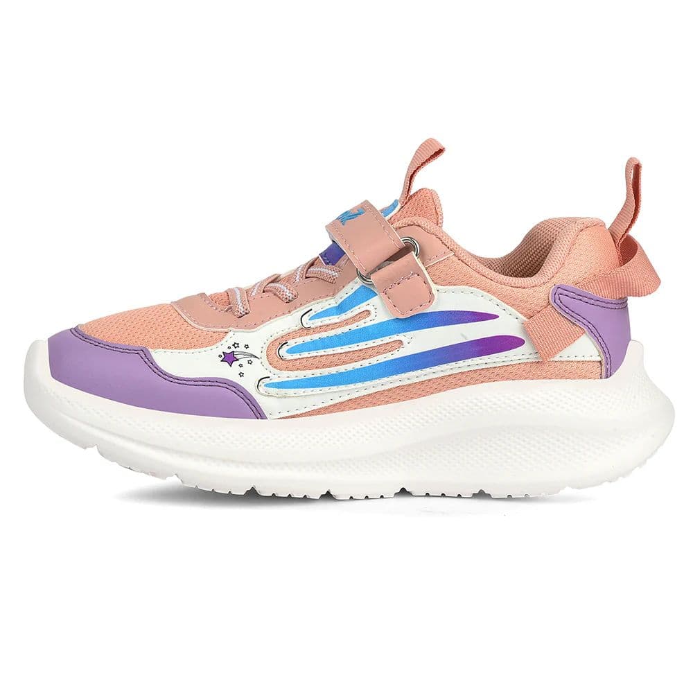 Leap7x Peach Sports Non Lacing Walking Shoes For Kids RYAN-1V By Liberty — photo 3
