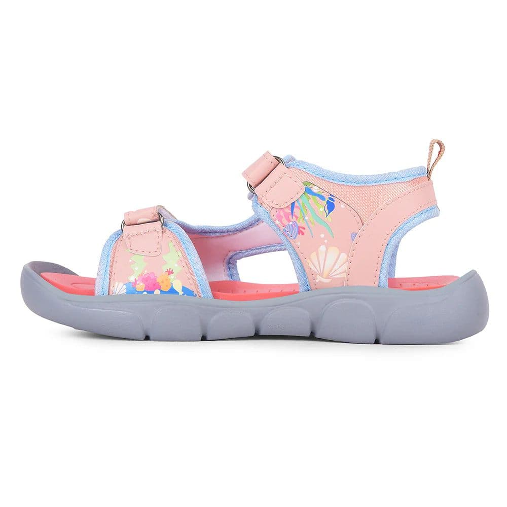 Lucy & Luke Pink Casual Flat Sandal for Kids HOPNPLAY-E By Liberty — photo 9