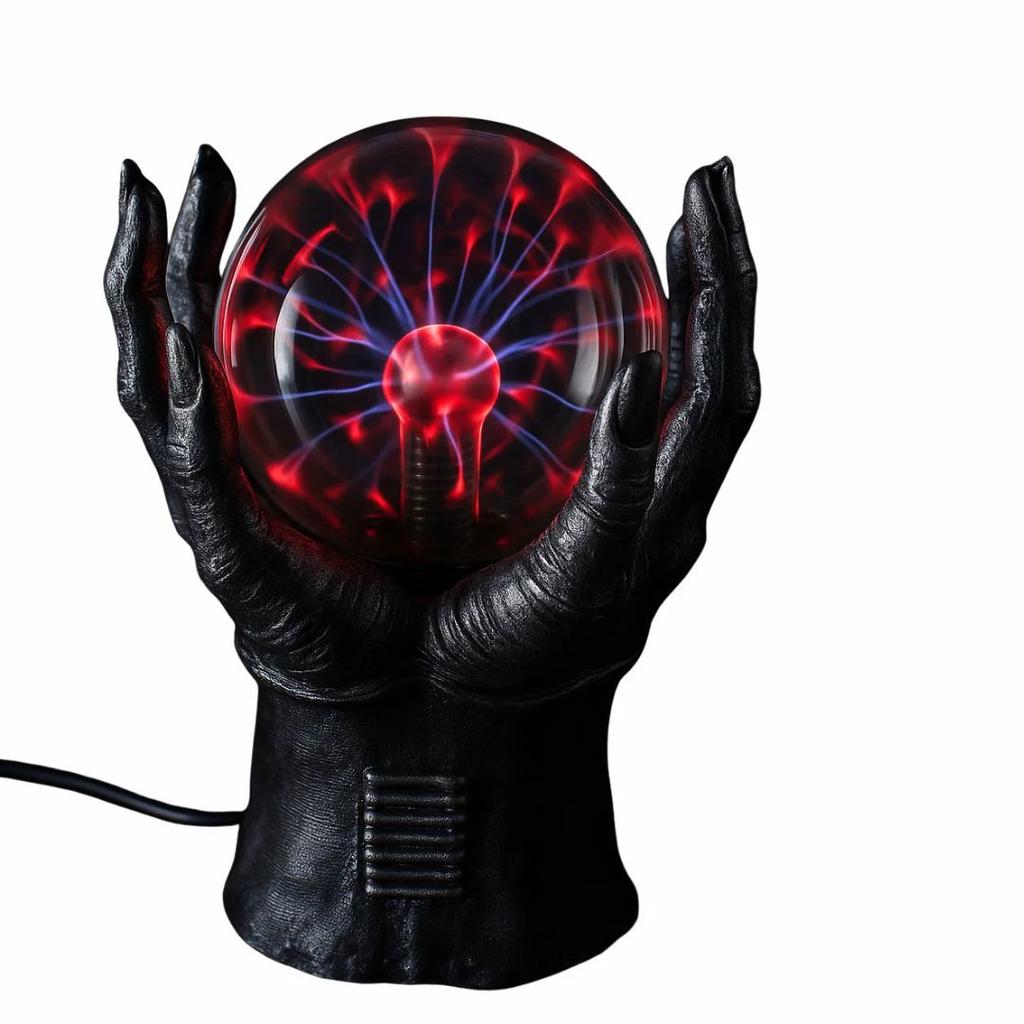 Mystic Touch Plasma Ball – Lightning Sphere with Surrounding Hands Base — photo 2