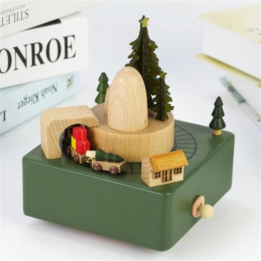 Christmas Train Music Box | Mountain Tunnel and Train Music Box — photo 2