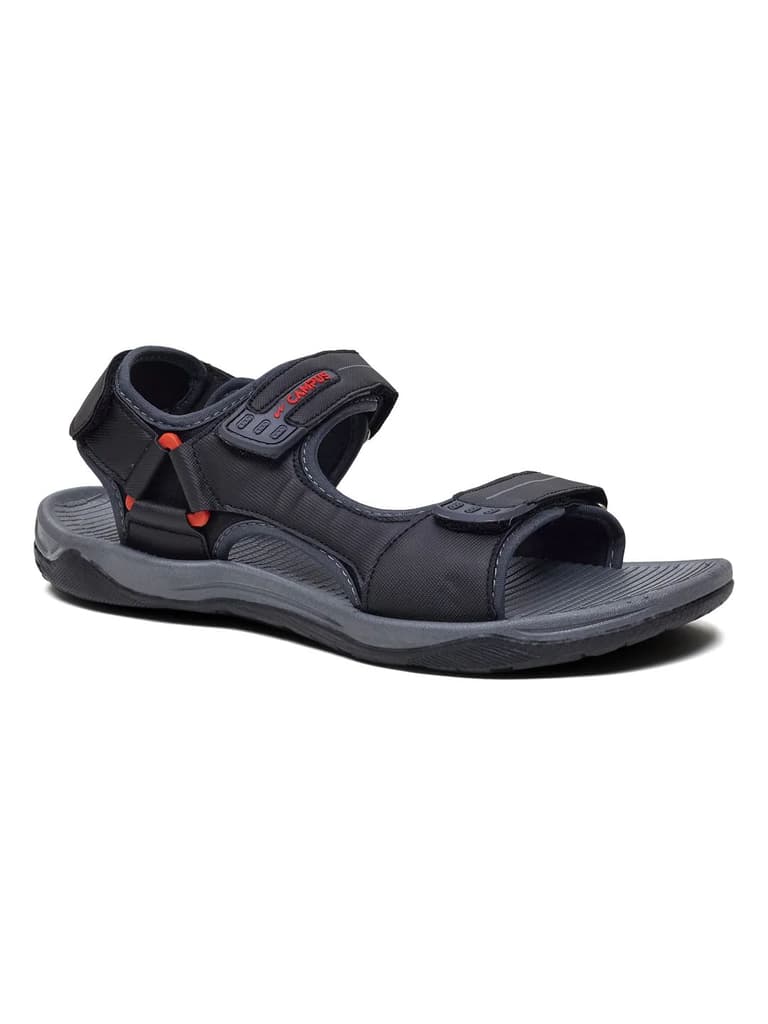 SD-202601 Black Men's Sandals — Black / 6