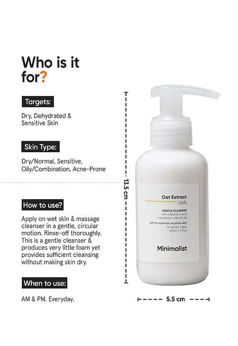 Oat Extract 6% Gentle Cleanser — photo 9