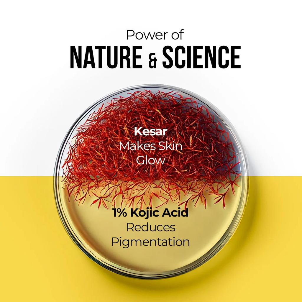 Kesar & Kojic Acid Sunscreen - 50 gm In-Vivo Tested SPF 50+ PA ++++