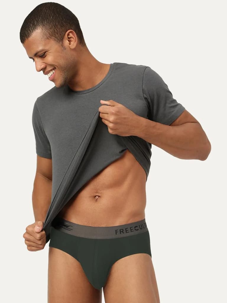 Men's Anti-Bacterial Micro Modal Brief in Contrast Waistband (Pack of 1) — photo 6