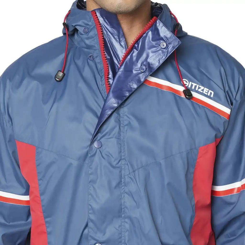 Citizen Reversible Series Raincoat With Pant - Blue -CR016-XL — photo 2