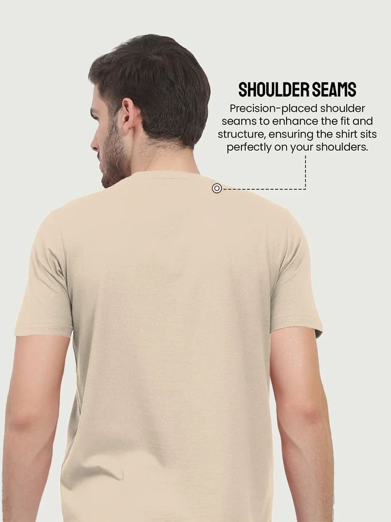 Organic Cotton solid T-shirt for men - Pack Of 2 — photo 4