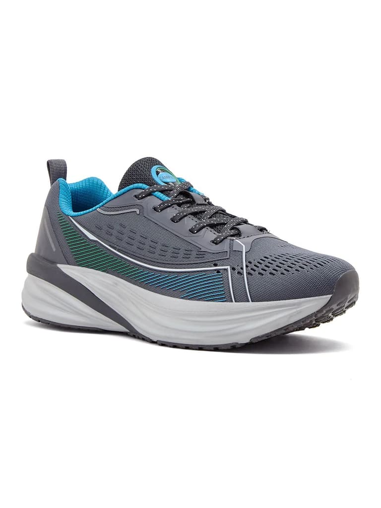 SPINE Grey Men's Running Shoes — Grey / 6