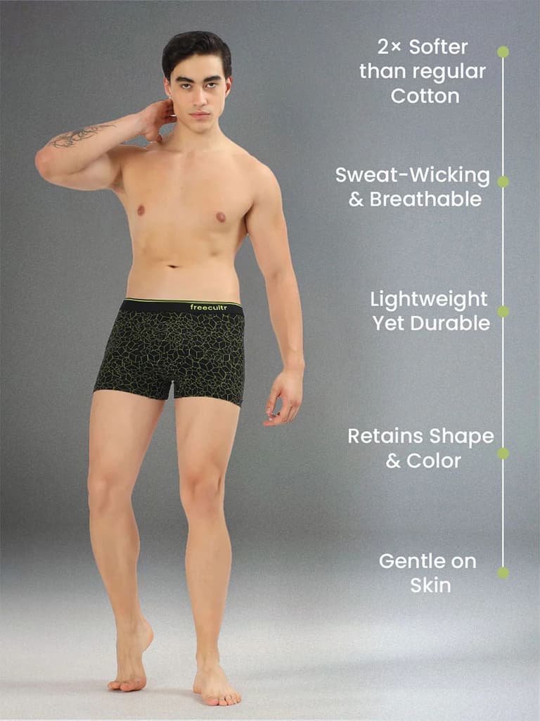 Men's Cotton Printed Trunk (Pack of 3) — photo 8