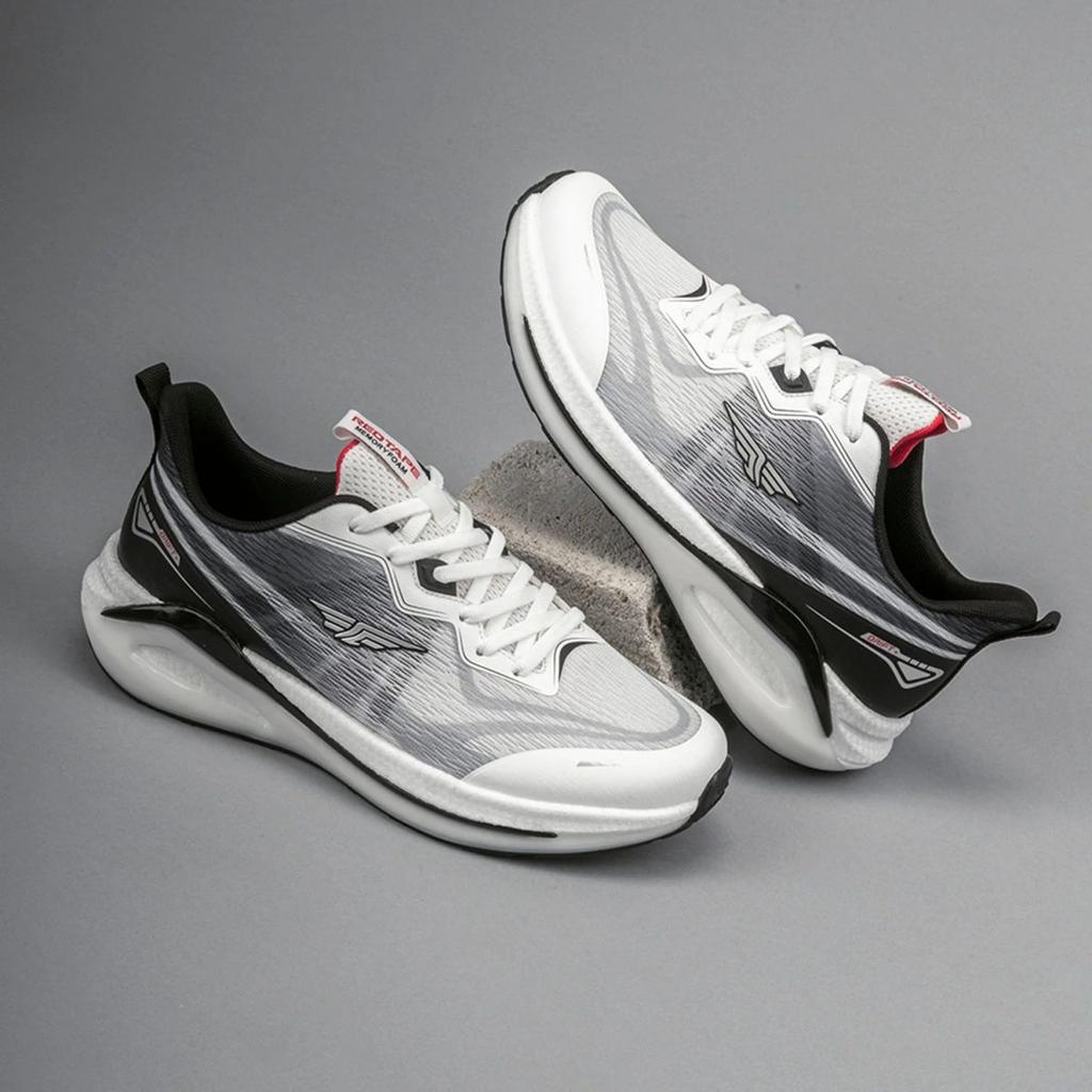Athleisure Sports Shoes for Men in Grey and White | Low-Cut Shoes. — photo 6