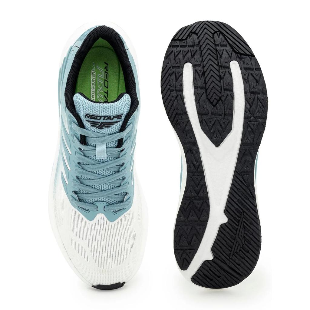 Sports Shoes for Men in White and Blue | Athleisure Shoes — photo 5