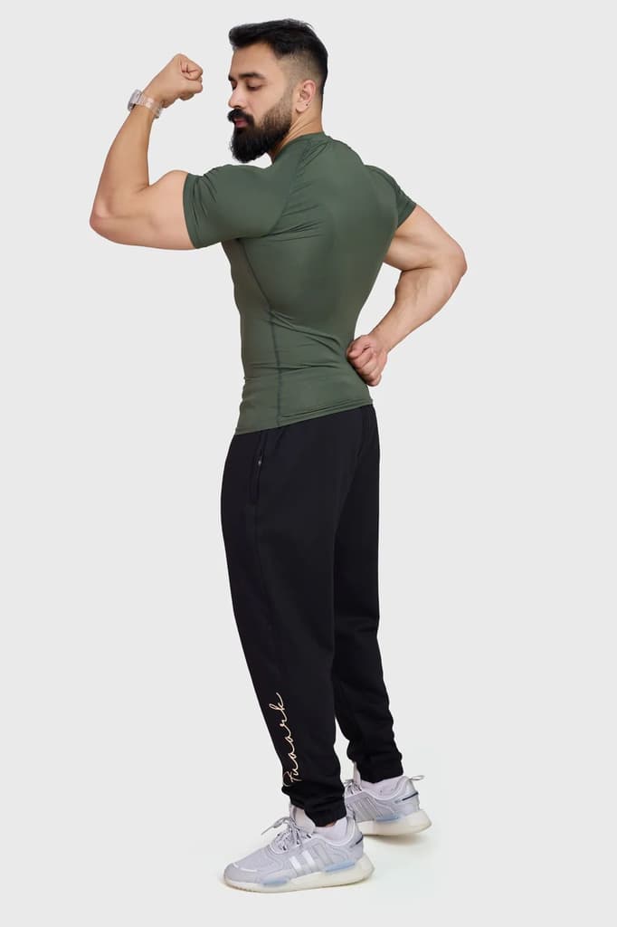 Compression T-shirt Olive — photo 2