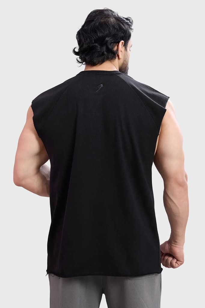 Shell Raw Capsleeves Tank Black — photo 6