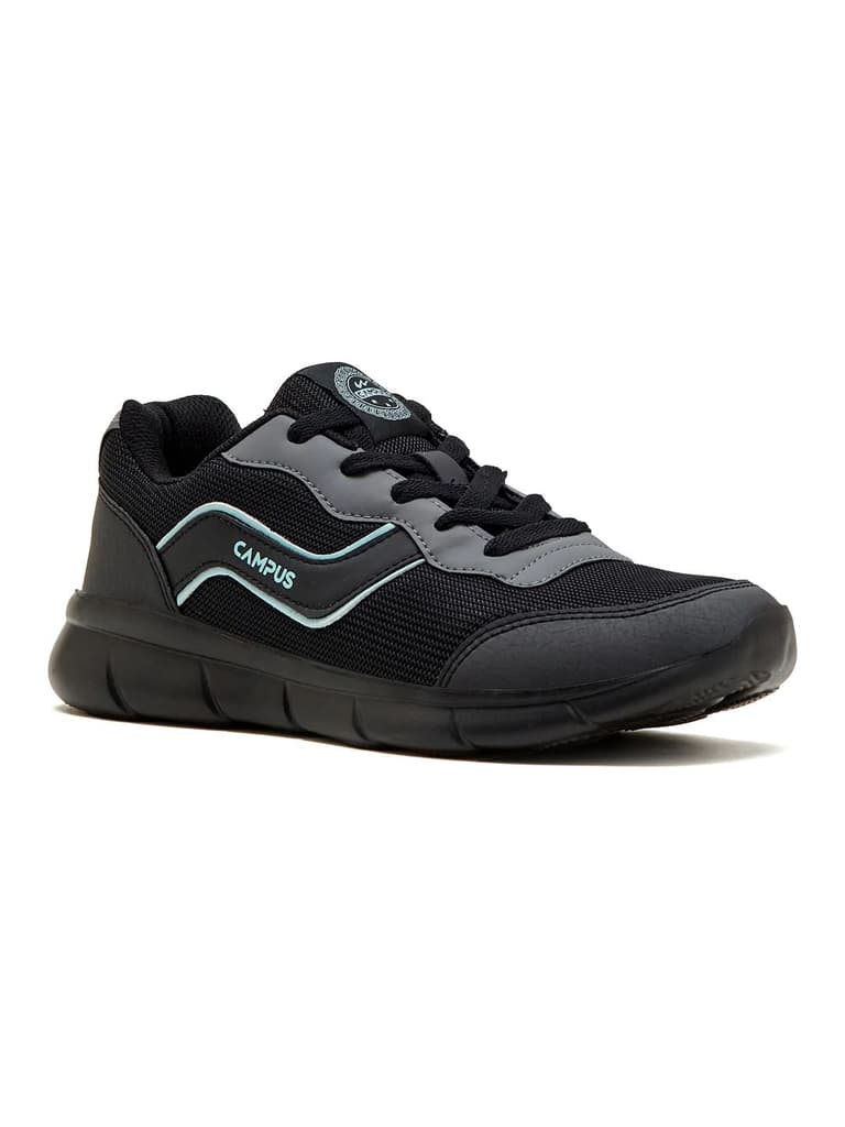 EVARO Black Men's Running Shoes — Black / 6