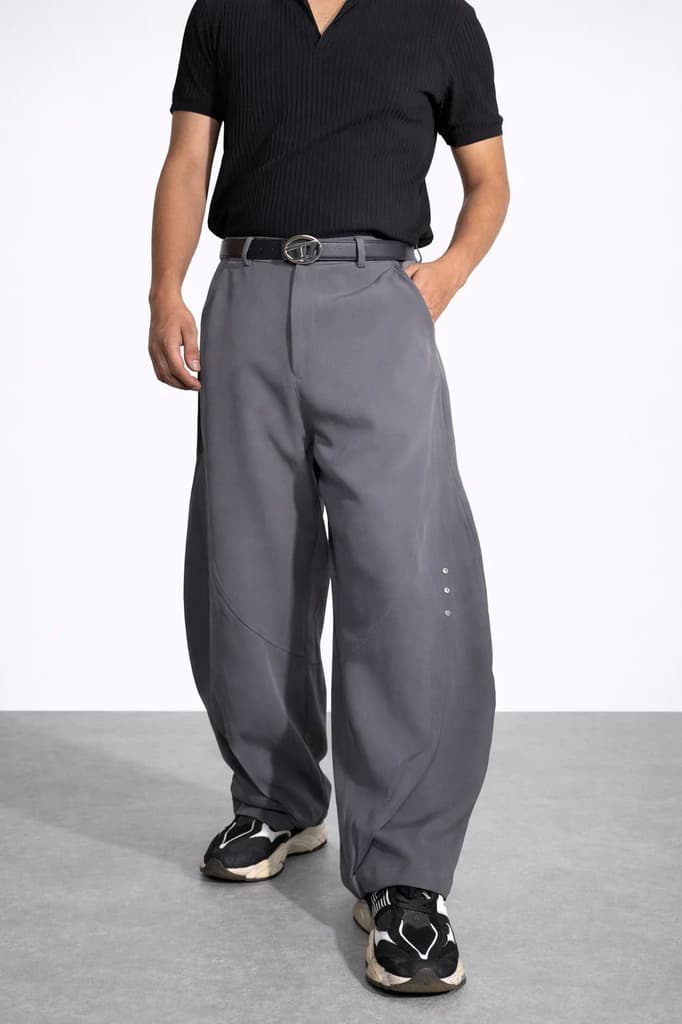 Bound Barrel Fit Rivet Pants — photo 7