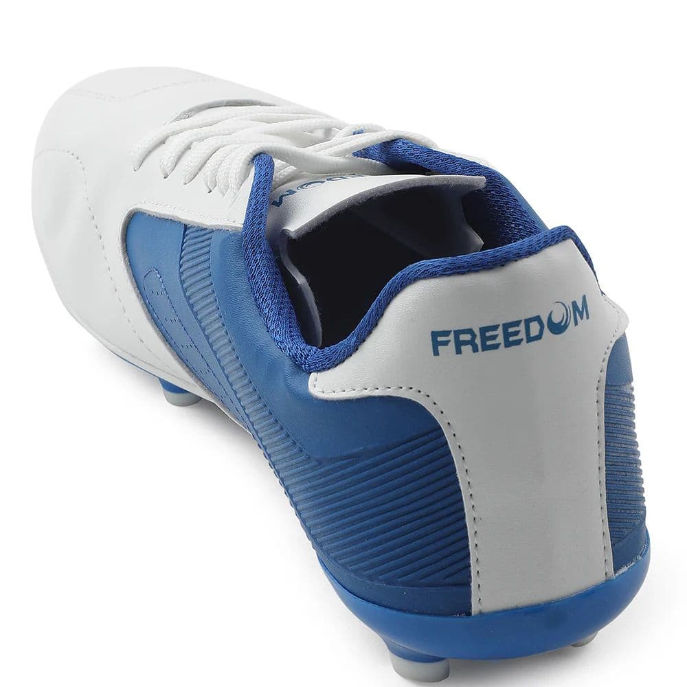 Freedom White Sports Lacing Football Shoes For Men HUFF By Liberty — photo 5