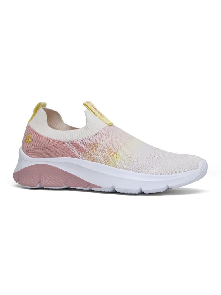 CALDEN White Women's Walking Shoes — White / 4