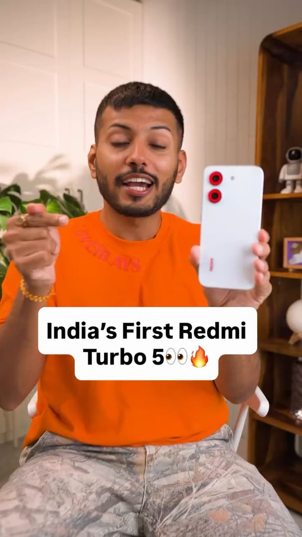 India's First Redmi Turbo 5 Hands-On & First Look! 📱🔥