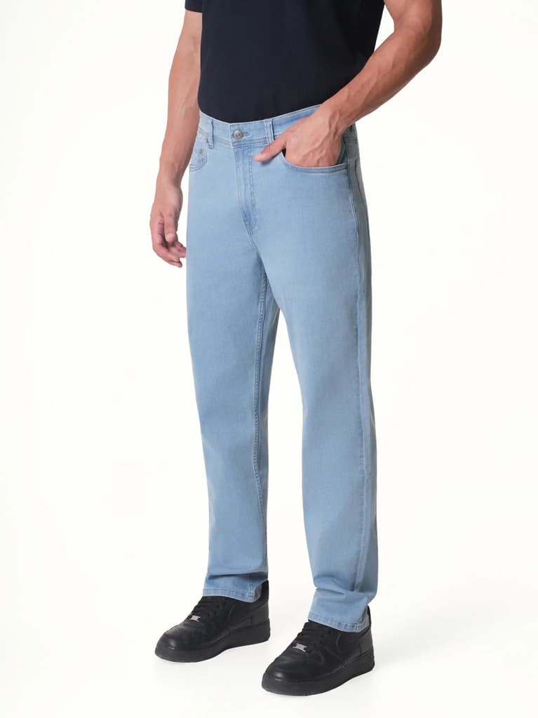 Halo Blue Relaxed Fit Jeans — photo 2