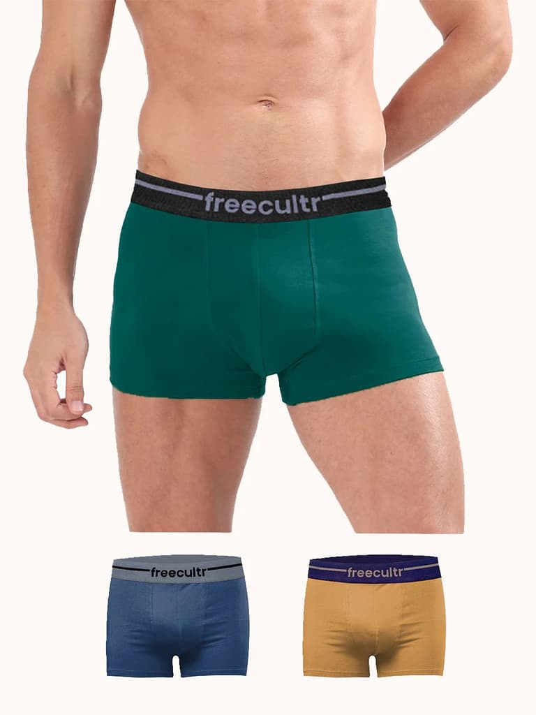 Men’s Adaptive Cotton Stretch Trunks Pack of 3 — photo 2