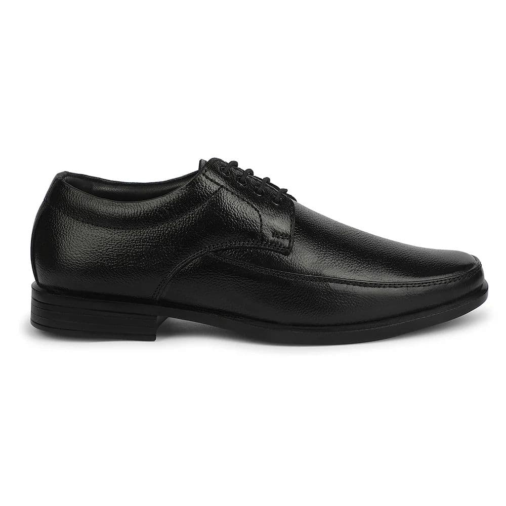 Fortune Black Formal Lacing Derby Shoes for Men HML-52 by Liberty — photo 2