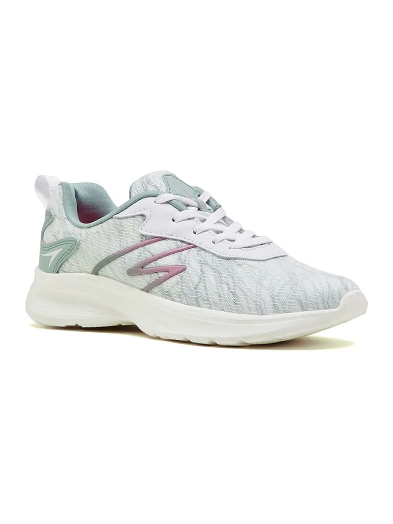 TERRA White Women's Running Shoes — White / 4