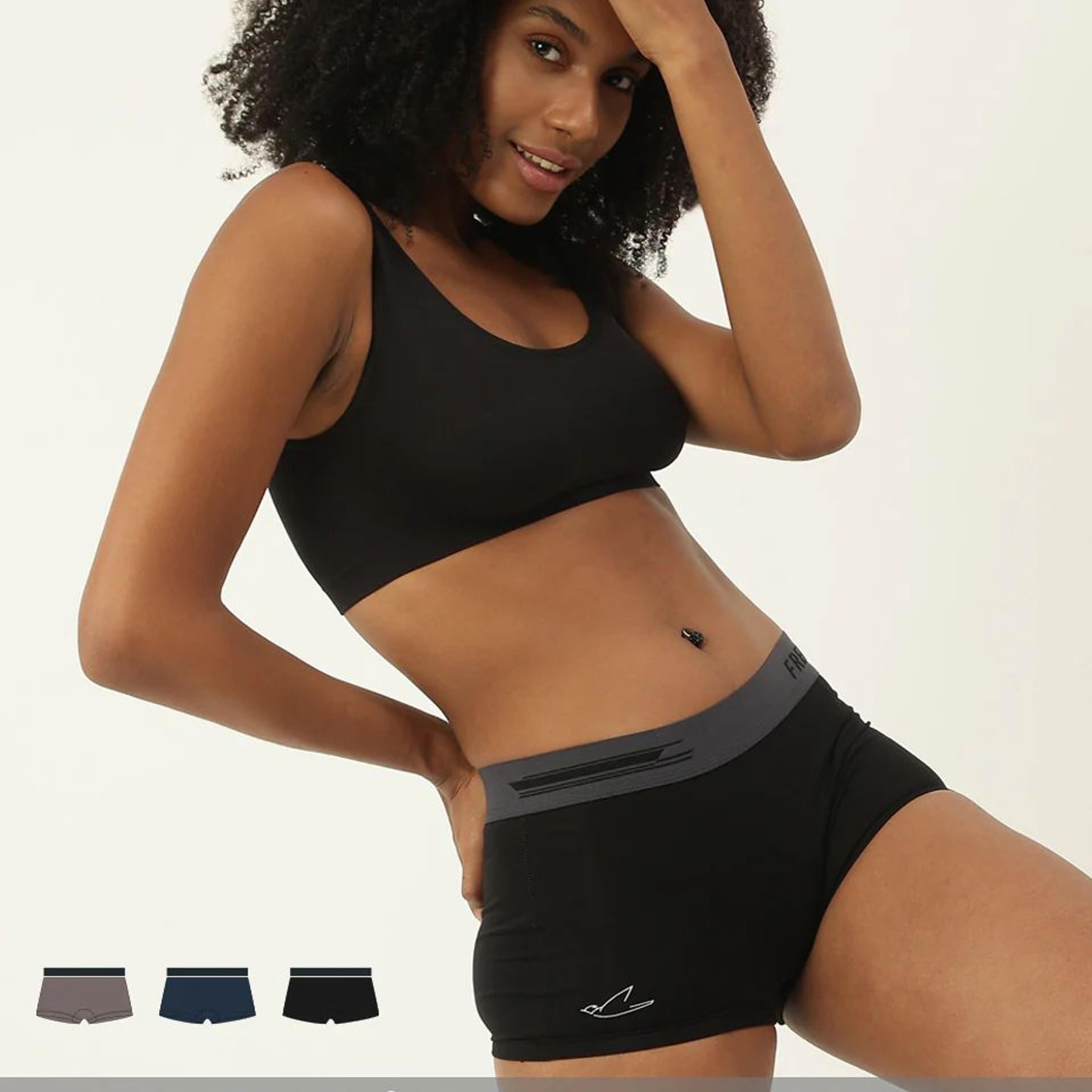 Women's Micro Modal Boy Shorts (Pack of 3)