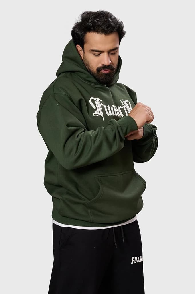 Brookline Oversized Hoodie Olive — photo 3