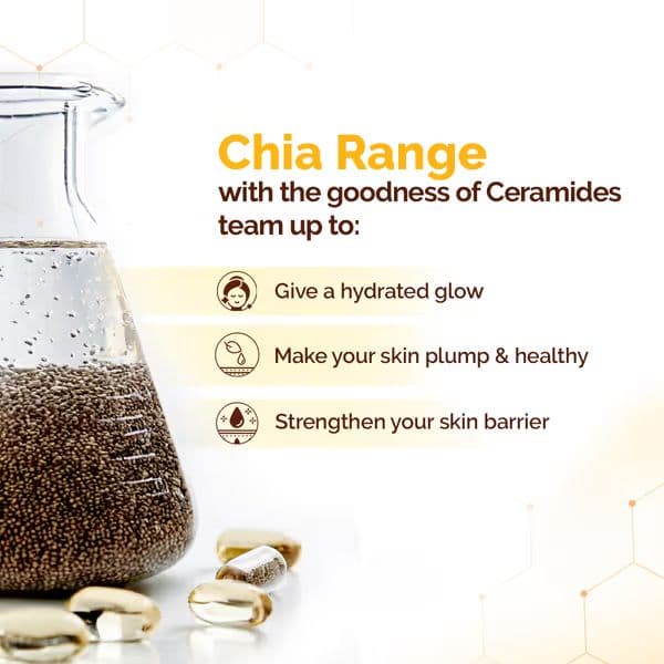 Mamaearth Chia Oil-Free Sunscreen SPF 50 PA++++ – In-Vivo Tested (ISO 24444:2019 Certified, CTRI/2025/05/086630) - 50g