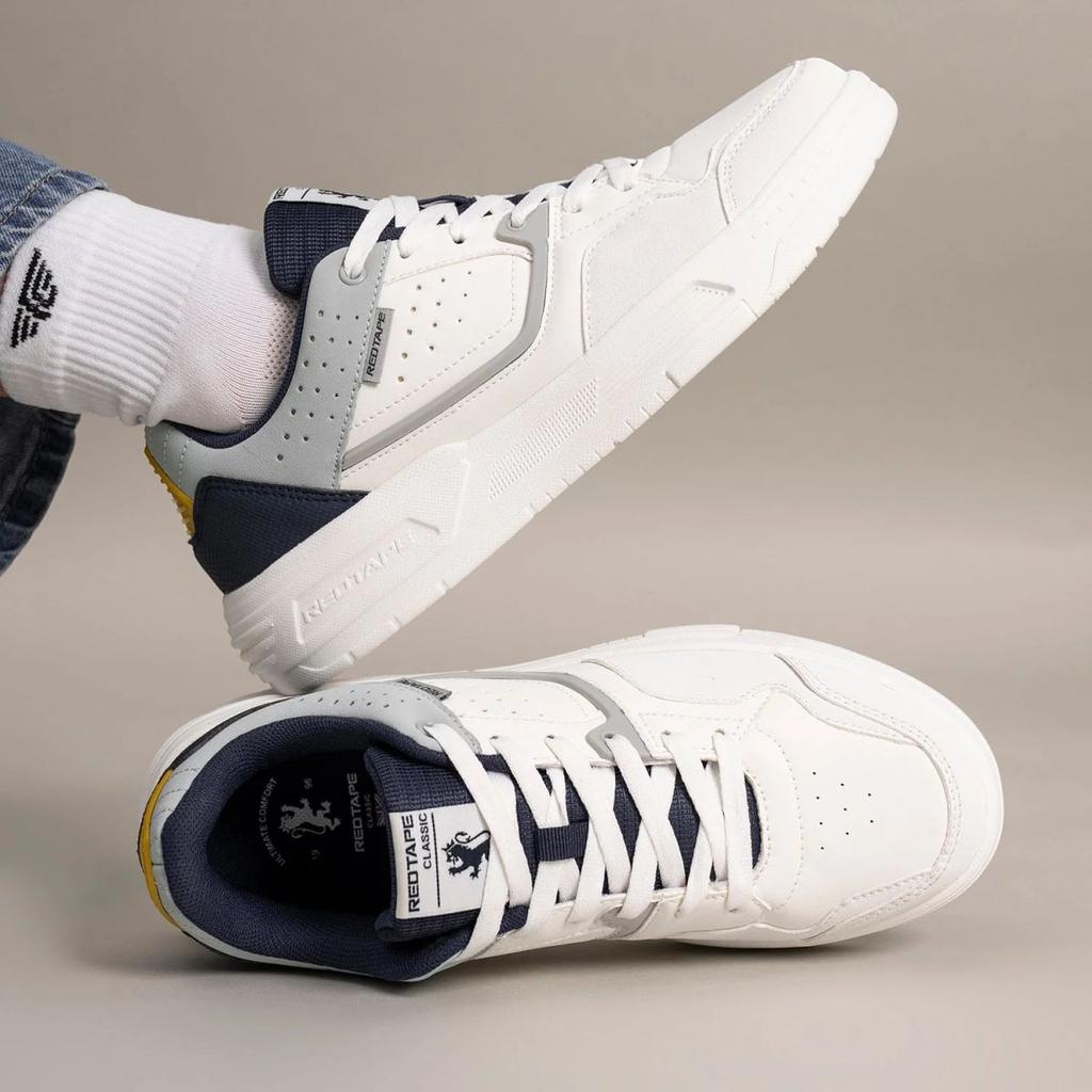 Sneakers for Men in White and Blue | Casual Shoes — photo 6