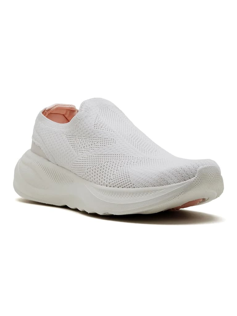 FABY White Women's Walking Shoes — White / 4