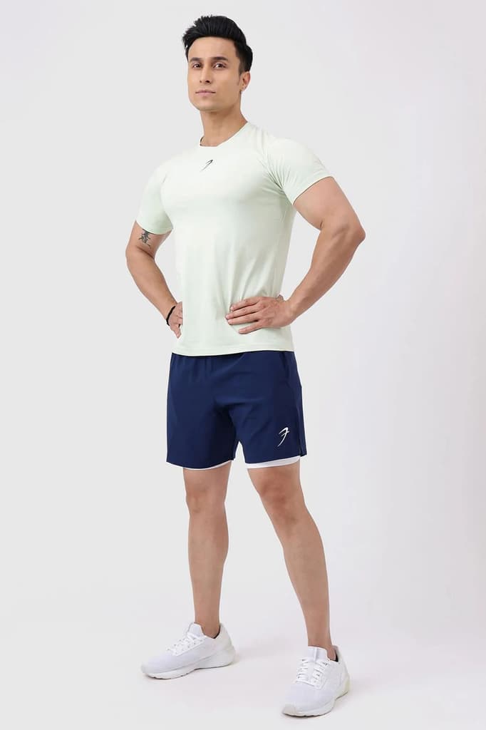 2 in 1 Compression Shorts Navy — photo 5
