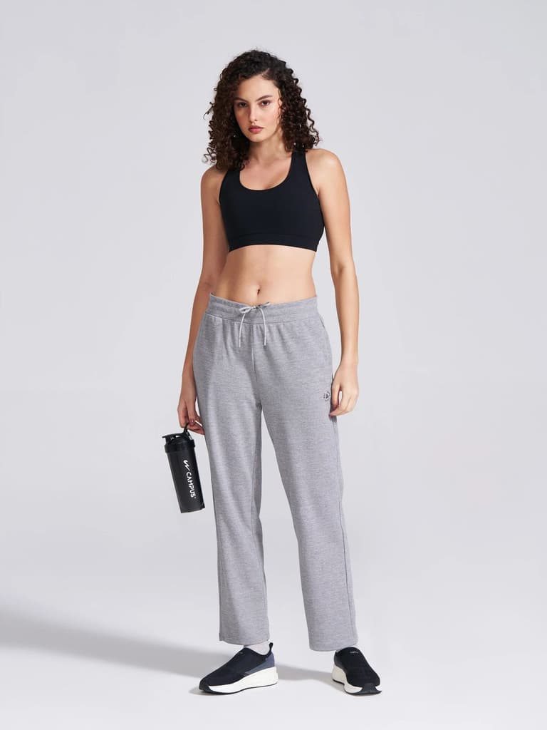 Women's Grey Regular Fit Track Pants — photo 5