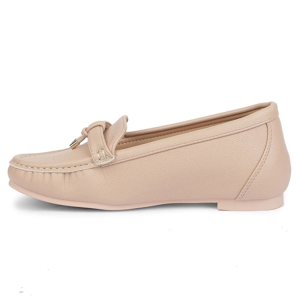 Healers Beige Casual Flat Ballerina for Women ZQ-FDBL-13 by Liberty — photo 3