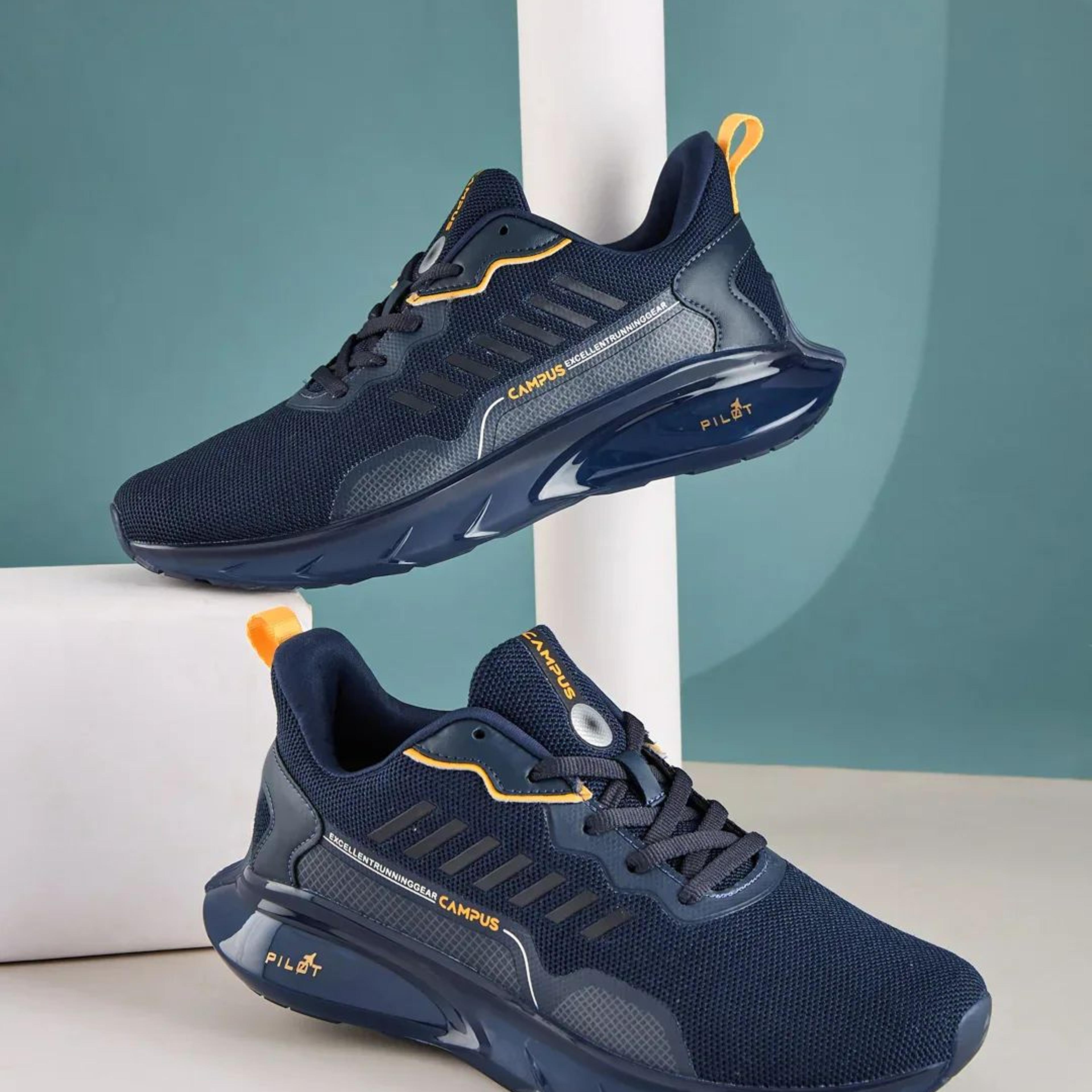 DECCAN Navy Men's Running Shoes